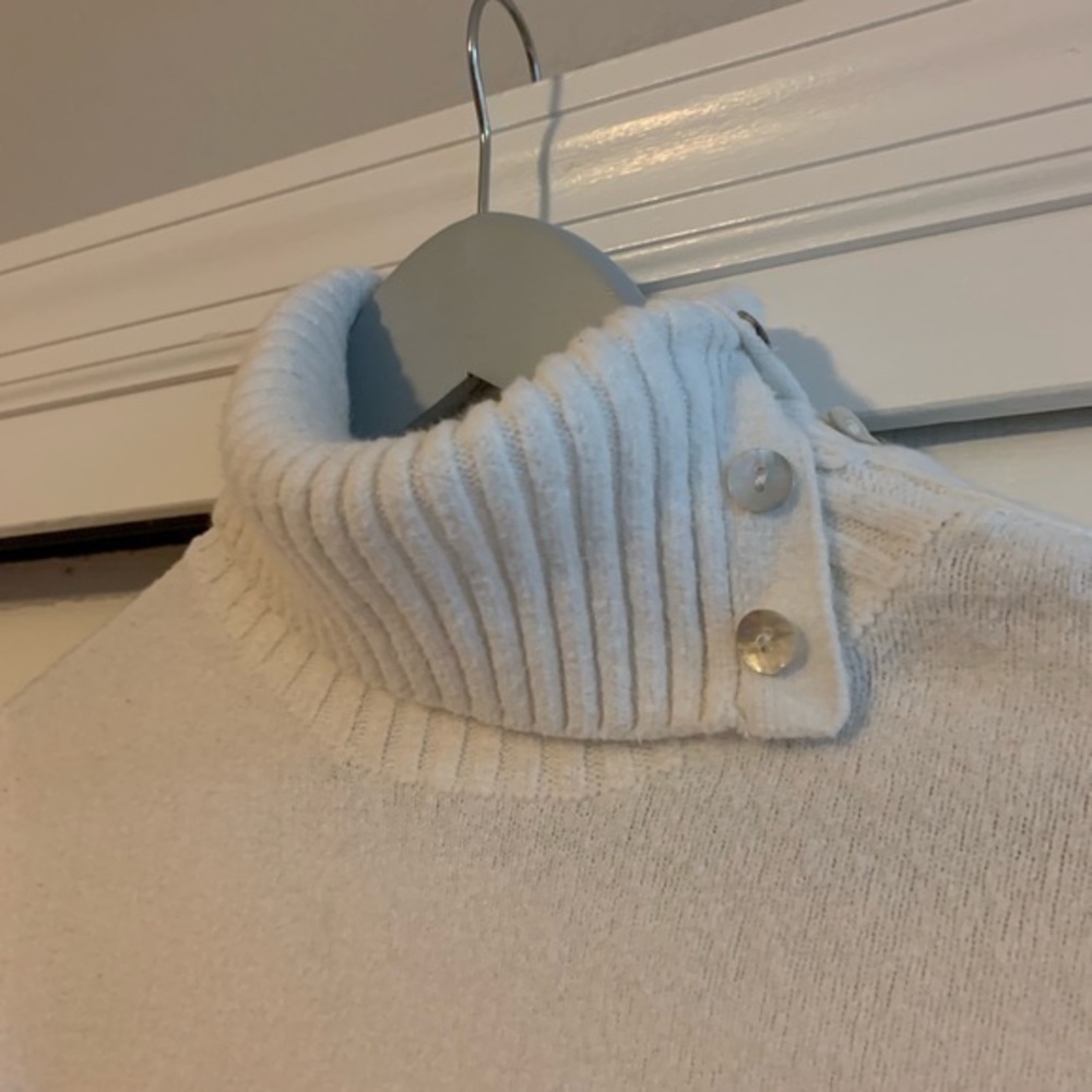 Reference Point White Turtle‎ Neck sweater Small - Picture 5 of 8